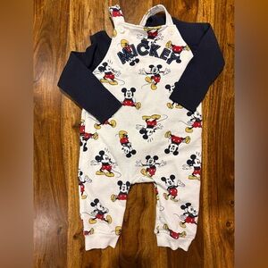 Mickey mouse overall set